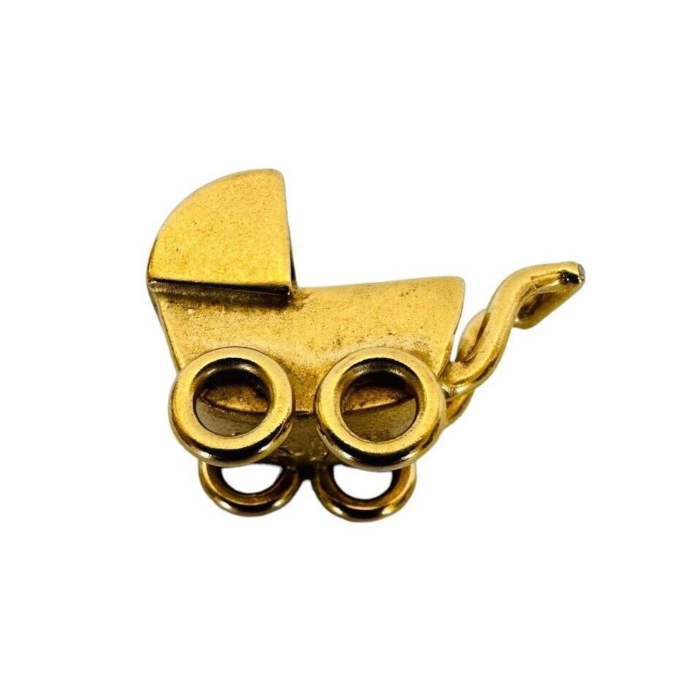 Baby Carriage Georg Jensen "Sunshine & Night" Pendant #5219 Ole Bent Petersen‎
